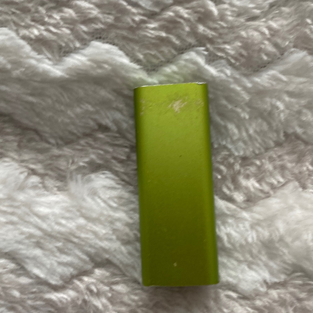 Green iPod shuffle